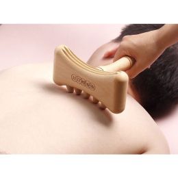 Wood Guasha Stick Scraping Rod Manual Massage for Back