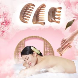 SNPH Yak Horn Guasha Board Acupoint Stick Face Massager Facial Eye Scraping Massage Fad