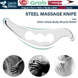 Gua Sha Tool Stainless Steel Manual Scraping Massage Tool Physical Therapy Scraper