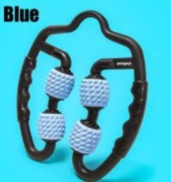 U-Shape Massage Roller for Arm Leg Neck Muscle Tissue for Fitness Gym Yoga Pilates Sports 4 Wheel Massage Gun Beauty Health