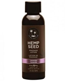 Earthly Body Hemp Seed Massage Lotion Lavender 2oz