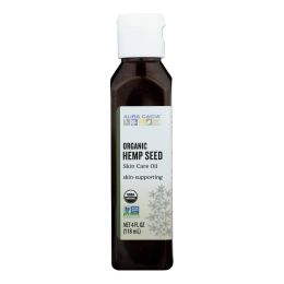 Aura Cacia - Body Oil - Hemp Seed - Case of 1 - 4 fl oz.