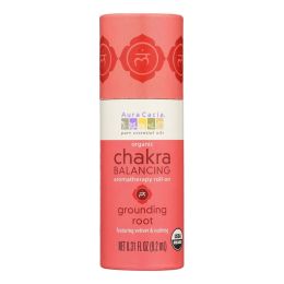 Aura Cacia - Organic Chakra Balancing Aromatherapy Roll-on - Grounding Root - .31 oz